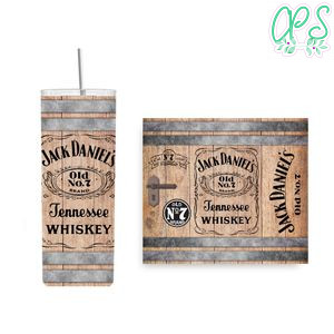 Tennessee Whiskey 20 oz Skinny Tumbler Customizable Design Template Instant Download