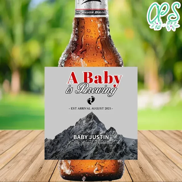 Coors Light Baby Announcement Beer Label Customizable ...