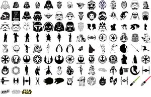 Star Wars Mega Bundle SVG File PNG File for Designer
