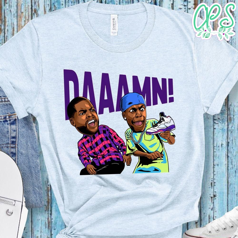Fresh Prince Of Bel Air Daaamn! T-Shirt | CustomPartyShirts