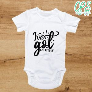 Ive got cattitude Cute Baby Shirt