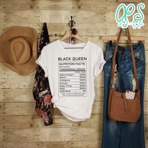 Black Queen Nutrition Facts T-Shirt