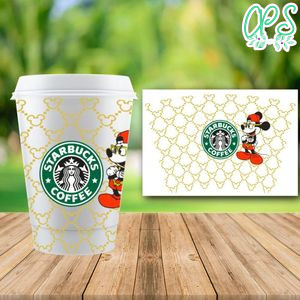 Starbucks Wrap Disney Gucci PNG File template Instant Download