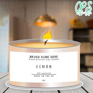 Editable Tin Candle Label with 3 sizes (2x2.5, 3x1, 3x1.5) Instant Download