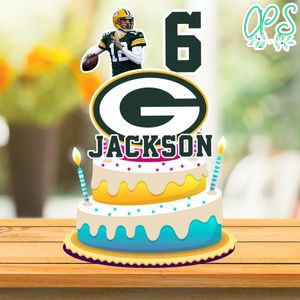 Printable Aaron Rodgers Green Bay Packers Birthday Cake Topper Template Instant Download