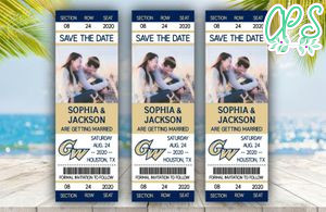 Editable George Washington Colonials Save The Date Wedding Engagement Announcement Ticket Invitation Instant Download