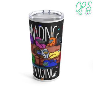 Among Us 20 oz Skinny Tumbler Customizable Design Template Instant Download