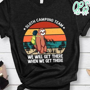 Sloth Camping Team Shirt