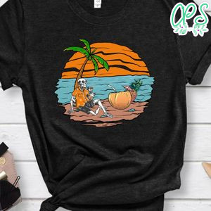 A Man Is Sitting On The Coast Shirt