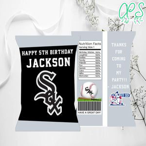 Chicago White Sox Chip Bags Digital File Printable Instant Download