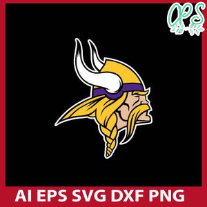 Minnesota Vikings SVG Cut File for Cricut T-shirt Design Digital Download