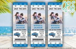 Editable Orlando Magic Save The Date Wedding Engagement Announcement Ticket Invitation Instant Download