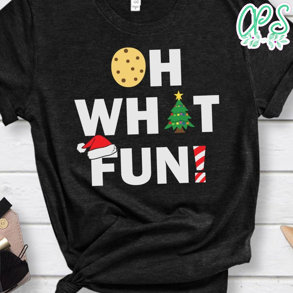 Oh What Fun Christmas Cookies Xmas Tree Shirt
