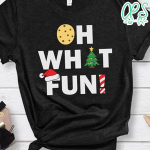Oh What Fun Christmas Cookies Xmas Tree Shirt