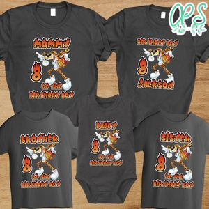 Flamin Hot Cheetos Birthday Family Matching Party Shirts