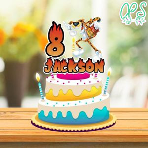 Flamin Hot Cheetos Birthday Cake Topper Template Printable Instant Download