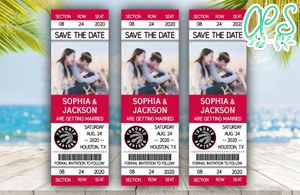  Toronto Raptors Save The Date Wedding Engagement Announcement Ticket Invitation Instant Download