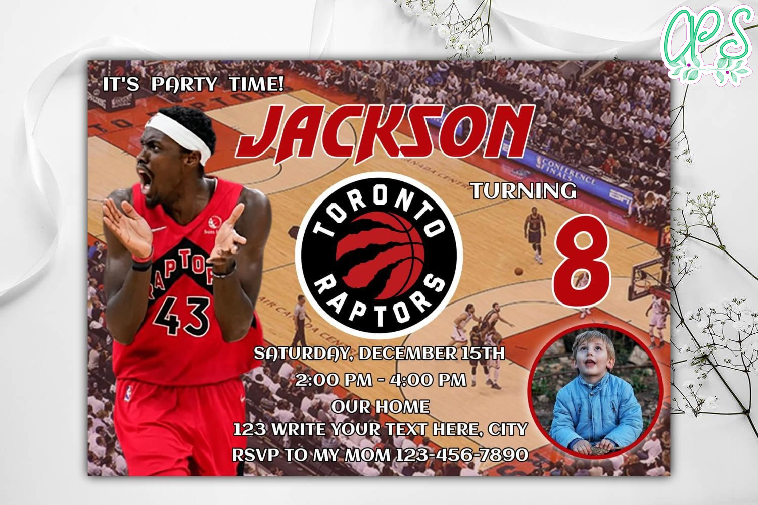 Toronto Raptors Birthday Invites Template to Print at Home DIY ...