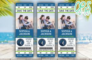 Minnesota Timberwolves Save The Date Wedding Engagement Announcement Ticket Invitation Instant Download