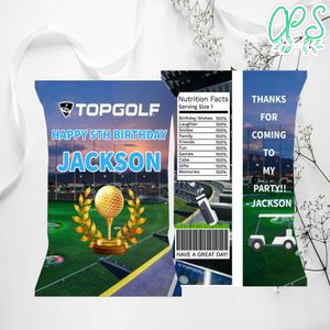 Top Golf Chip Bag Digital File Printable Instant Download