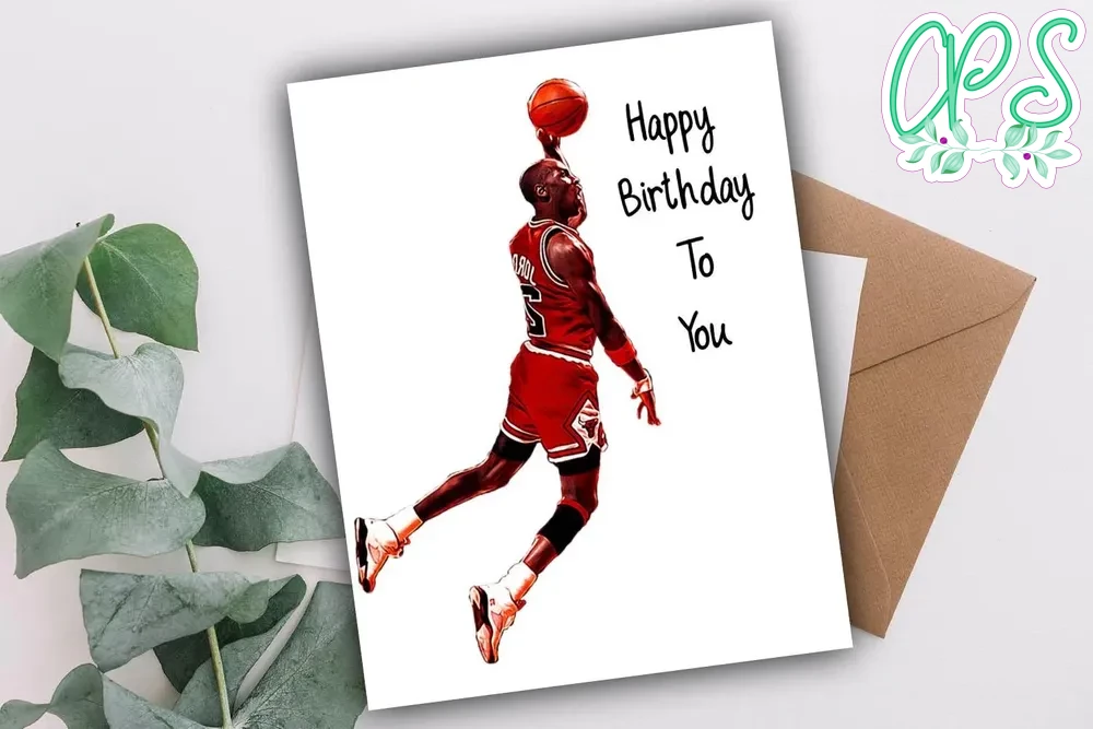 Printable Michael Jordan Birthday Card Instant Download Partyinvitedesign Printable Michael Jordan Birthday Card Instant Download Partyinvitedesign