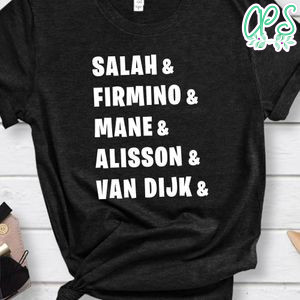 Liverpool FC Lineup Team Shirt