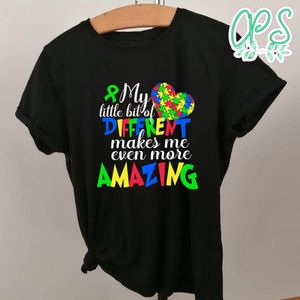 Different Makes Me Amazing Autism Shirt