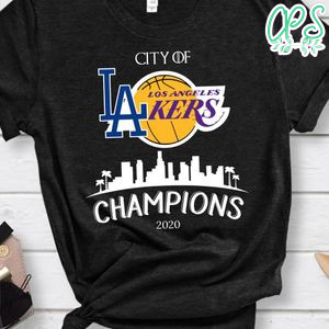 Los Angeles Lakers And Dodgers City Of Champions PNG file template