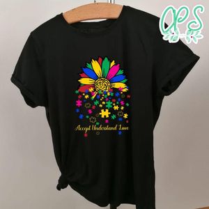Sunflower Lover Autism Shirt