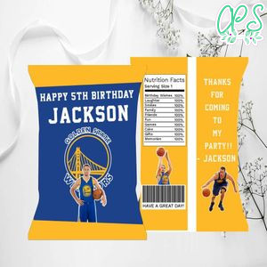 Stephen Curry Chip Bags Digital File Printable Instant Download