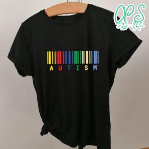 Autism Colorful Barcode Shirt