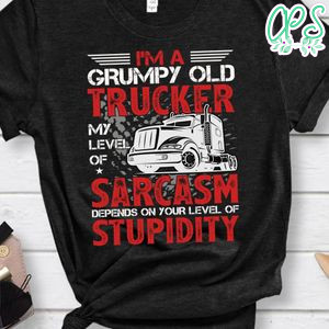 I'm A Grumpy Old Trucker Shirt