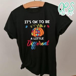 Halloween Autism Pumpkin Different Shirt