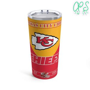 Kansas City Chiefs 20 oz Skinny Tumbler Customizable Design Template Instant Download