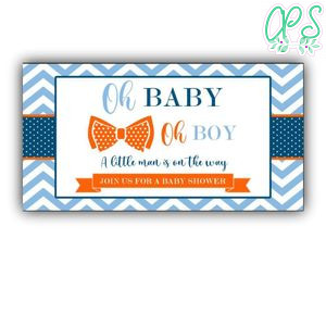 Oh Boy Baby Shower Facebook Event Photo Customizable Template Instant Download