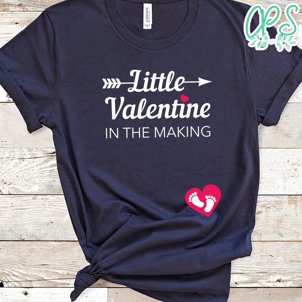 Cute Funny Gift for Pregnant Wife Valentines Day Pregnancy Classic Unisex T-Shirt