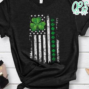 St. Patricks Day Irish American Flag Classic Unisex Shirt