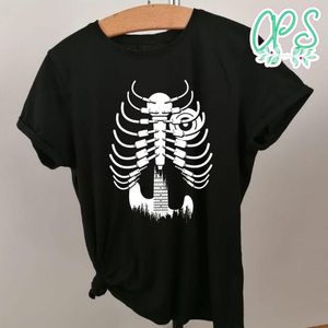 Skeleton Electric Guitar Halloween T-Shirt