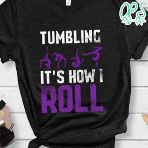 Tumbling Gymnastics It's How I Roll Gymnast Saying Quote PNG file template