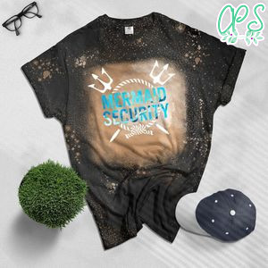 Mermaid Security Bleached T-Shirt