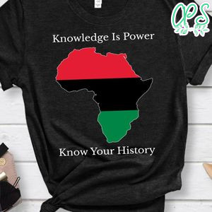 Knowledge Is Power Knowledge Is History Juneteenth PNG file template