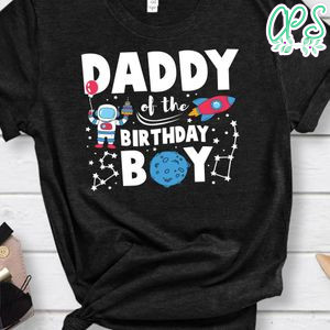 Astronaut Daddy Family Rocket Birthday Boy PNG file template