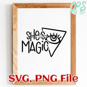 She's magic SVG PNG file template