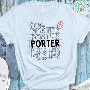 Mrs Porter PNG file template