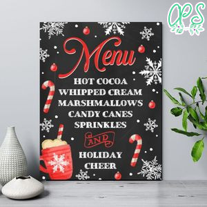 Hot Cocoa Bar Sign Customizable Template Instant Download