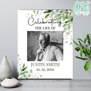 Greenery Funeral Welcome Sign Printable Instant Download