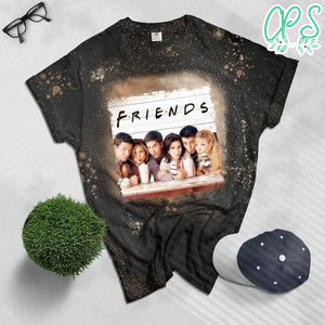 Friends TV Show Art Bleached T-Shirt