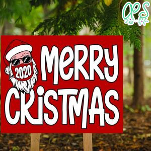 Funny Funny Christmas Yard Sign Template to print at home Instant Download