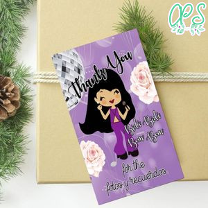 Selena Thank You Tag Custom Template Instant Download