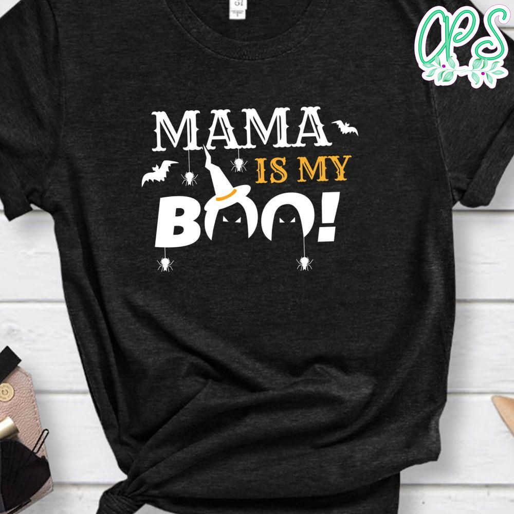 Mama is my boo Funny Halloween PNG file template | CustomPartyShirts Studio